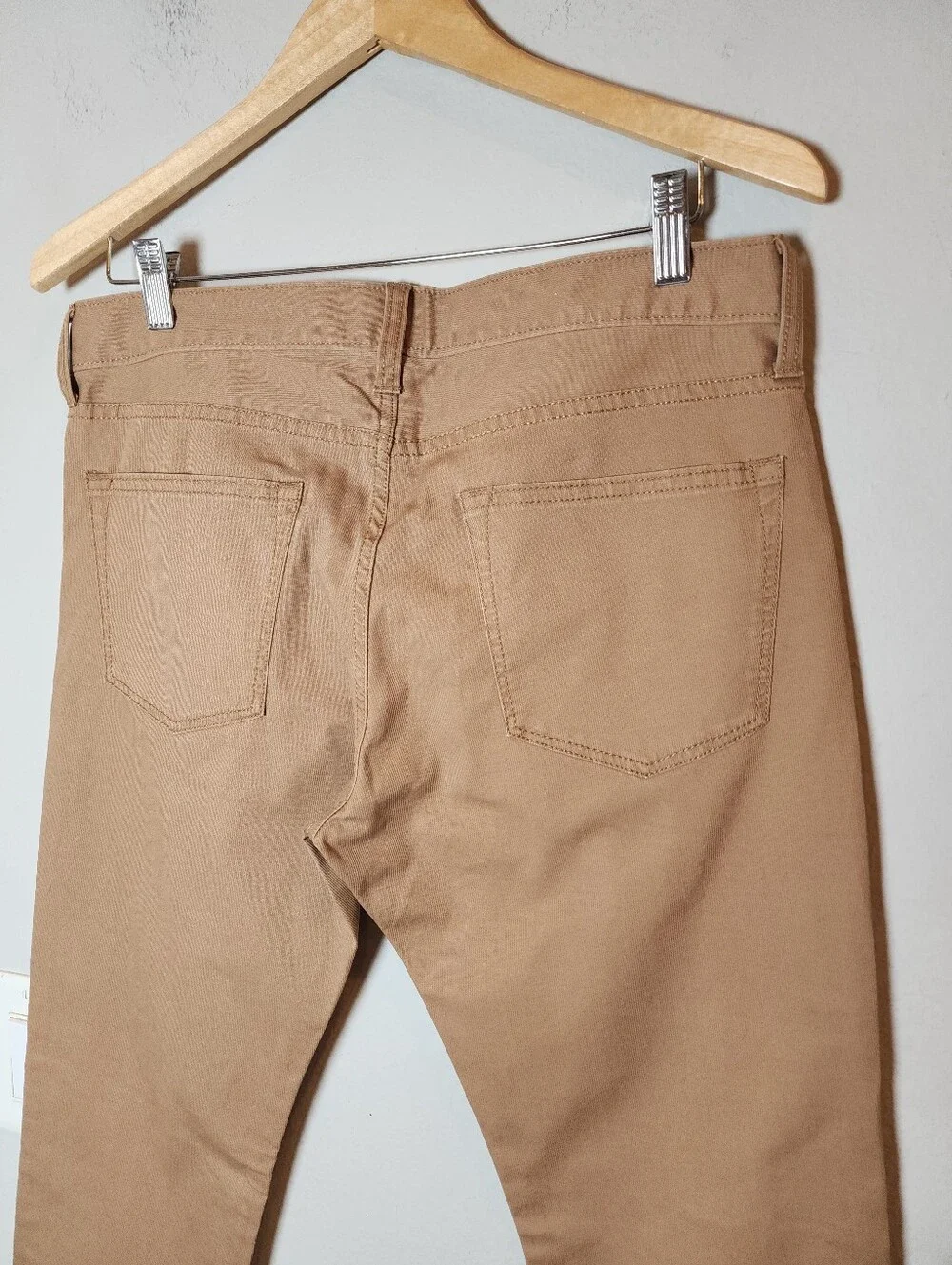 NWT J. Crew 484 Slim-fit Tan Khaki Pants Lightweight Stretch Twill Size 31 31×30